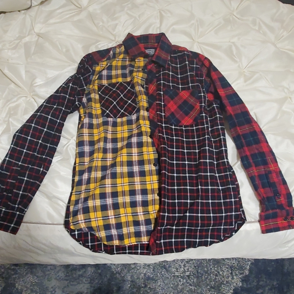 Ineffable Patchwork Men's Flannel